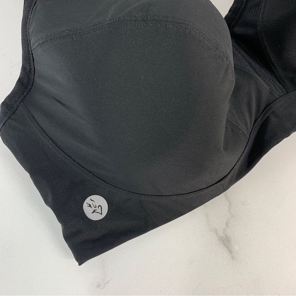 Torrid Active Mid Impact Underwire Black Sports Bra 44DD - Picture 3 of 10